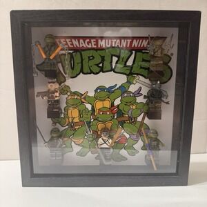 TMNT LEGO Minifigure Display Case – Ninja Turtles Collectible Shadow Box